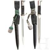 Two dress bayonets KS98 with frog and portepee, Anton Wingen - photo 2