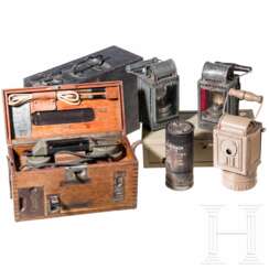 A group of equipment