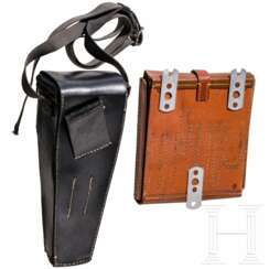 A Luftwaffe gunner's tool pouch for MG 15 and a pouch for the rifle grenade device