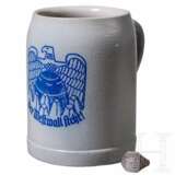 A commemorative beer mug "Der Westwall steht!" and a Westwall silver ring - photo 1