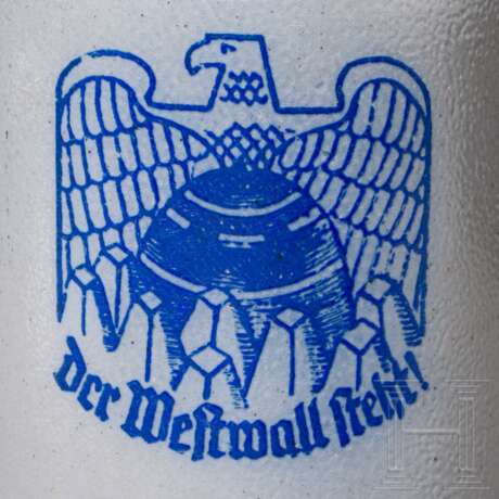 A commemorative beer mug "Der Westwall steht!" and a Westwall silver ring - photo 3 A commemorative beer mug "Der Westwall steht!" and a Westwall silver ring - photo 3