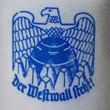 A commemorative beer mug "Der Westwall steht!" and a Westwall silver ring - photo 3