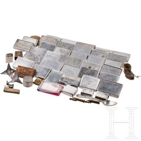 A small group of trench art - prisoner of war works - photo 1