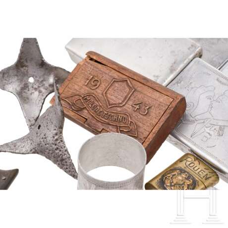 A small group of trench art - prisoner of war works - photo 4