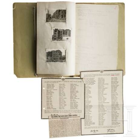 A document grouping of a member of the Munich "Sprengkommando" - photo 1