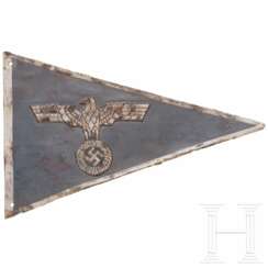 A vehicle pennant for army officers