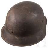 An army steel helmet M 42 with single decal - фото 4