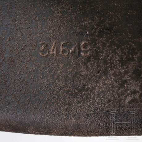 An army steel helmet M 42 with single decal - фото 5