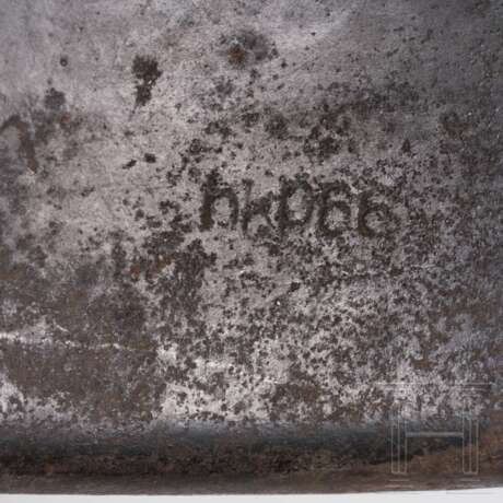 An army steel helmet M 42 with single decal - фото 6