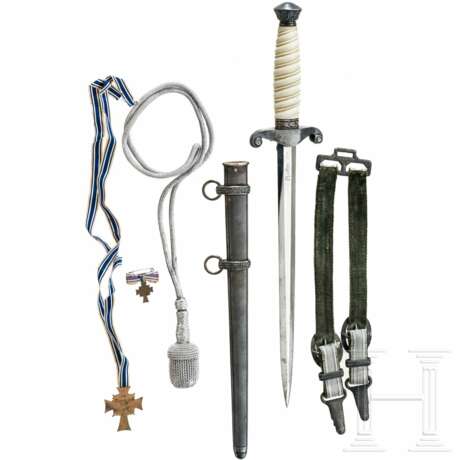 A M 35 army officer's dagger with hangers and portepee, from the estate of First Lieutenant Sasse - photo 2