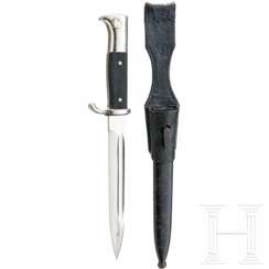 An etched dress bayonet KS98 with frog, manufacturer Gustav Spitzer