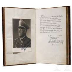 Alfred Undeutsch - Guestbook of the train driver of Generaloberst Georg Lindemann's special train from August 1942 to February 1944
