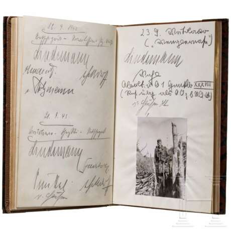 Alfred Undeutsch - Guestbook of the train driver of Generaloberst Georg Lindemann's special train from August 1942 to February 1944 - photo 4 Alfred Undeutsch - Guestbook of the train driver of Generaloberst Georg Lindemann's special train from August 1942 to February 1944 - photo 4