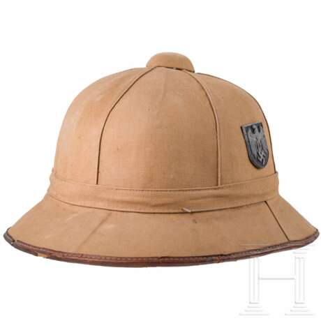 A tropical helmet with both decals, 1st pattern, manufacturer Erel - фото 1 A tropical helmet with both decals, 1st pattern, manufacturer Erel - фото 1