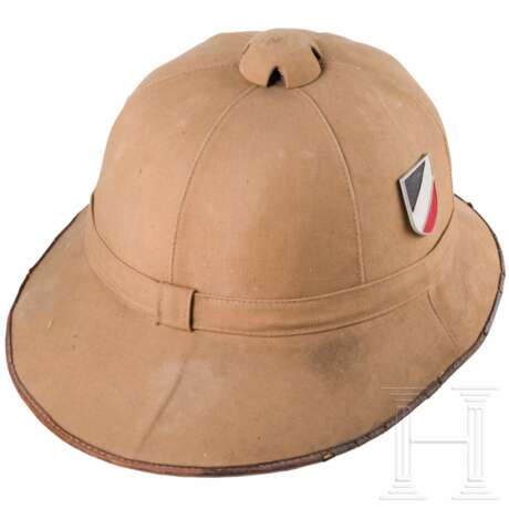 A tropical helmet with both decals, 1st pattern, manufacturer Erel - фото 4 A tropical helmet with both decals, 1st pattern, manufacturer Erel - фото 4