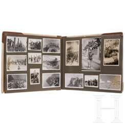 A Photo album of a member of Tank Signal Corps Unit 27 in the Afrikakorps