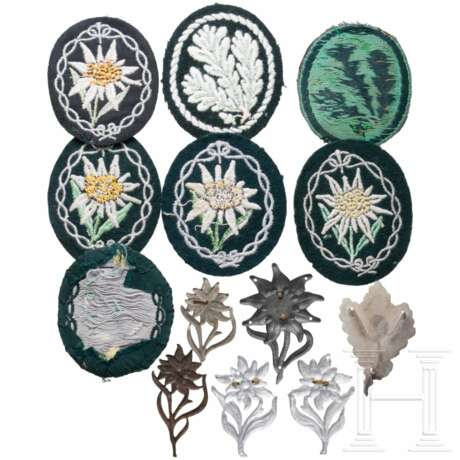 A Gebirgsjäger, Jägertruppe and SA/HJ insignia collection - photo 2 A Gebirgsjäger, Jägertruppe and SA/HJ insignia collection - photo 2