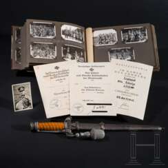 Oberleutnant Otto Schulze, bearer of the Knight's Cross – documents, photos and a dagger