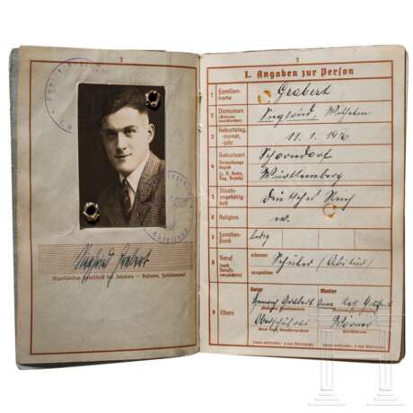 Siegfried Grabert, bearer of the Oak Leaves – his military service book for Lehr-Regiment z.b.V. 800 "Brandenburg" - photo 5 Siegfried Grabert, bearer of the Oak Leaves – his military service book for Lehr-Regiment z.b.V. 800 "Brandenburg" - photo 5