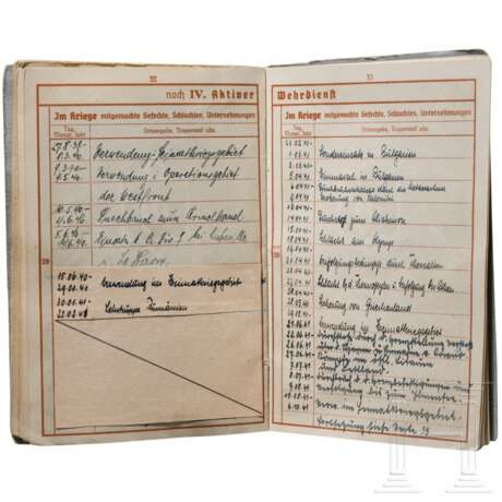 Siegfried Grabert, bearer of the Oak Leaves – his military service book for Lehr-Regiment z.b.V. 800 "Brandenburg" - photo 8 Siegfried Grabert, bearer of the Oak Leaves – his military service book for Lehr-Regiment z.b.V. 800 "Brandenburg" - photo 8