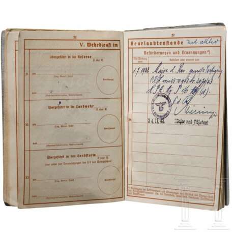 Siegfried Grabert, bearer of the Oak Leaves – his military service book for Lehr-Regiment z.b.V. 800 "Brandenburg" - photo 10 Siegfried Grabert, bearer of the Oak Leaves – his military service book for Lehr-Regiment z.b.V. 800 "Brandenburg" - photo 10