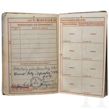 Siegfried Grabert, bearer of the Oak Leaves – his military service book for Lehr-Regiment z.b.V. 800 "Brandenburg" - photo 11 Siegfried Grabert, bearer of the Oak Leaves – his military service book for Lehr-Regiment z.b.V. 800 "Brandenburg" - photo 11