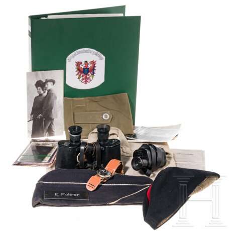 Eugen Fohrer - binoculars, photos, documents, service watch, etc. - photo 1