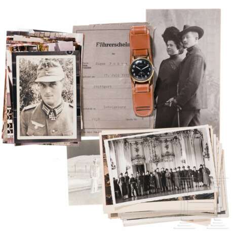 Eugen Fohrer - binoculars, photos, documents, service watch, etc. - photo 2