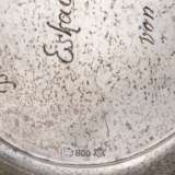 1st/5th (Prussian) Cavalry Regiment - a small silver presentation tray of the NCO's and EM to the squadron leader on occasion of the farewell from Belgard in October 1934 - photo 2