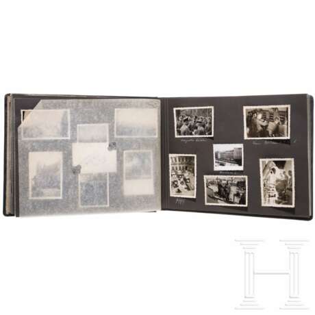 A group of photo albums of an Oberleutnant serving in Armee-Nachrichten-Regiment 521 - photo 4