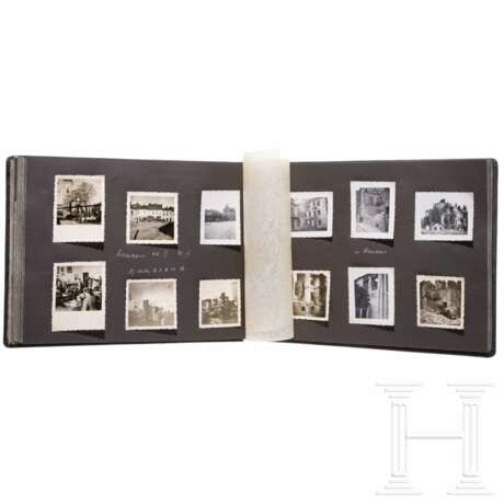 A group of photo albums of an Oberleutnant serving in Armee-Nachrichten-Regiment 521 - photo 5