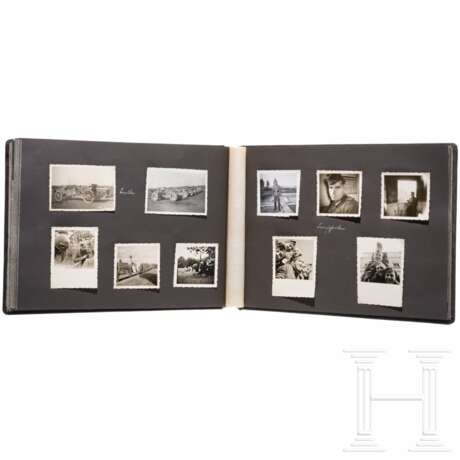 A group of photo albums of an Oberleutnant serving in Armee-Nachrichten-Regiment 521 - photo 6