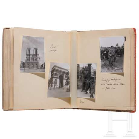 A group of photo albums of an Oberleutnant serving in Armee-Nachrichten-Regiment 521 - photo 11