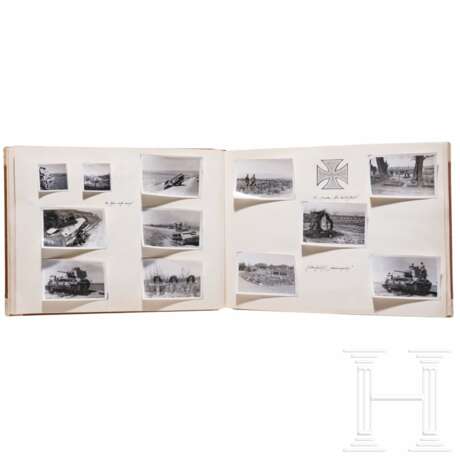 A group of photo albums of an Oberleutnant serving in Armee-Nachrichten-Regiment 521 - photo 12