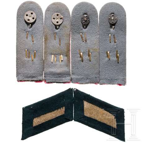 Two pairs for shoulder boards and a pair of collar tabs for a Leutnant of the reserves of the Panzerjäger-Abteilung 47 - photo 2