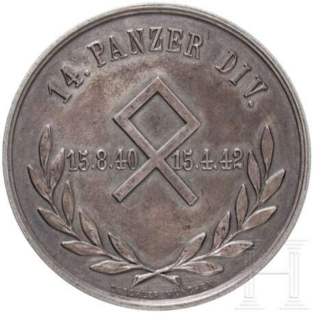 A commemorative medal of the Panzeraufklärungsabteilung 40 (14th Panzer Division) - фото 2 A commemorative medal of the Panzeraufklärungsabteilung 40 (14th Panzer Division) - фото 2