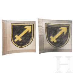 Norbert Kujacinski - two flags of the 23rd Panzerdivision