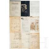 Diamond Winner Generalleutnant Dr. Karl Mauss – a letter of congratulations from the city of Lübeck and other documents - photo 1