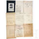 Diamond Winner Generalleutnant Dr. Karl Mauss – a letter of congratulations from the city of Lübeck and other documents - photo 2