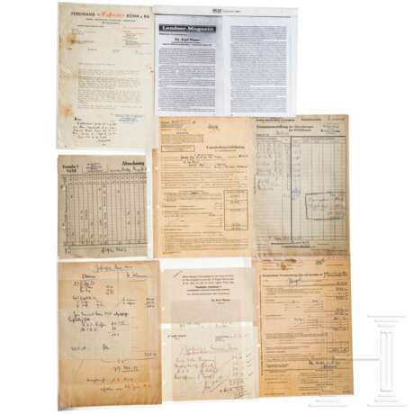 Diamond Winner Generalleutnant Dr. Karl Mauss – a letter of congratulations from the city of Lübeck and other documents - photo 3 Diamond Winner Generalleutnant Dr. Karl Mauss – a letter of congratulations from the city of Lübeck and other documents - photo 3