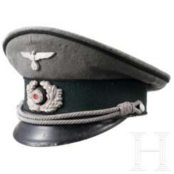 A visor cap for officers of the army engineer corps