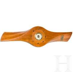A wooden propeller, 2nd award in an aviation contest of the Flugzeugführerdoppelschule A/3 Guben