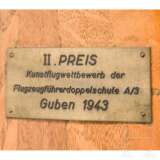 A wooden propeller, 2nd award in an aviation contest of the Flugzeugführerdoppelschule A/3 Guben - photo 4