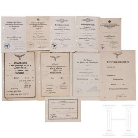 Grouping of an Oberfeldwebel serving with KG 53 "Legion Condor", 69 missions - Foto 6