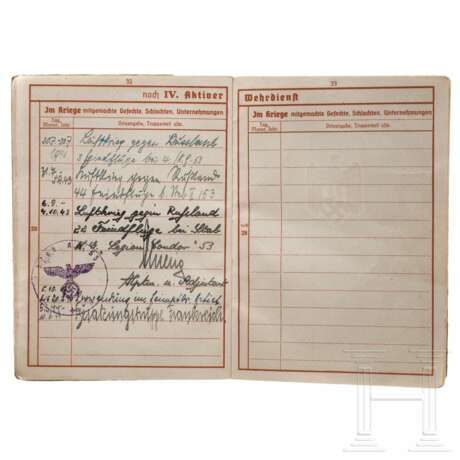 Grouping of an Oberfeldwebel serving with KG 53 "Legion Condor", 69 missions - Foto 8