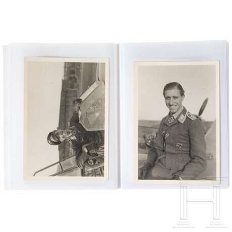 Rudolf Frank - photos of an Oak Leaves recipient of the Luftwaffe serving with NJG 3 - Foto 1