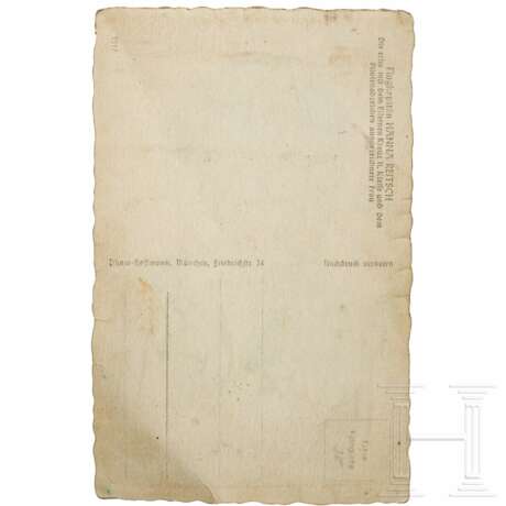 Hanna Reitsch - a handwritten ink signature - photo 2