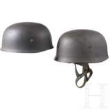 Three replica steel helmets M 38 for paratroopers - photo 2