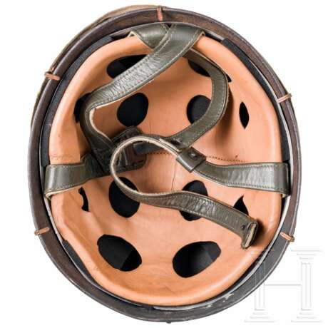 Three replica steel helmets M 38 for paratroopers - photo 5 Three replica steel helmets M 38 for paratroopers - photo 5