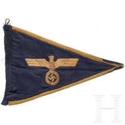 A vehicle pennant for officers of the German Kriegsmarine